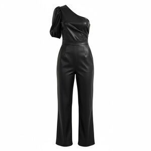 Sachin + Babi Black One-Shoulder Jumpsuit
